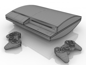 playstation 3 3Dモデル