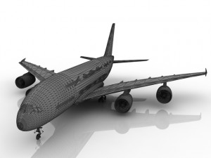 airbus a380 lufthansa 3D Model