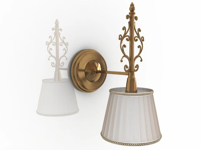 lampa ścienna Model 3D .c4d .max .obj .3ds .fbx .stl .blend 