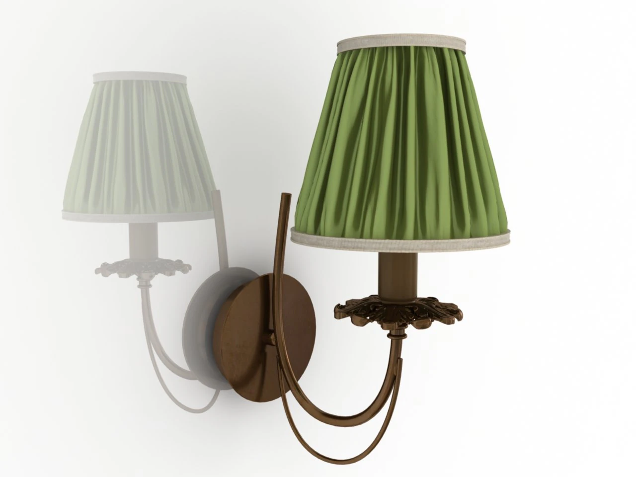 wall light 3D Model .c4d .max .obj .3ds .fbx .stl .blend