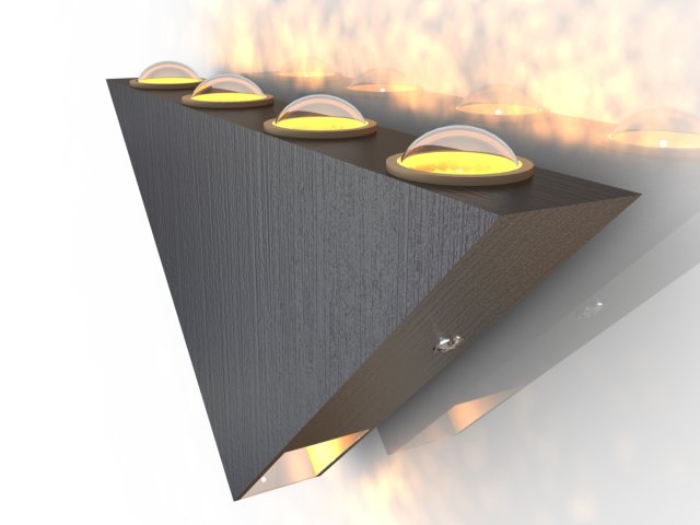 wall light 3D Model .c4d .max .obj .3ds .fbx .stl .blend 