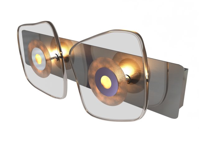 wall light 3Dモデル .c4d .max .obj .3ds .fbx .stl .blend 