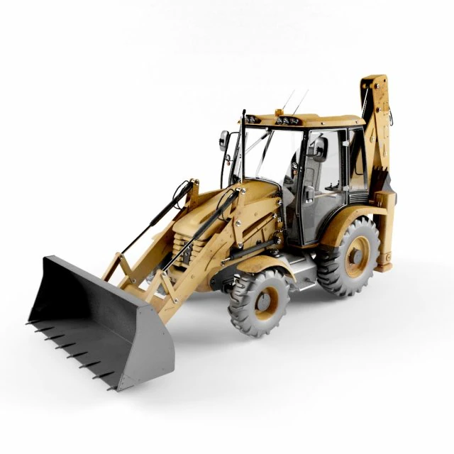 graaflaadmachine 3D Model .c4d .max .obj .3ds .fbx .stl .blend 