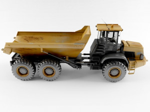 articulated dump truck 3Dモデル