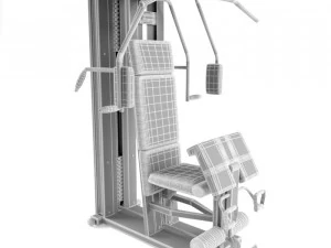 palestra multipla Modello 3D