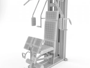 palestra multipla Modello 3D