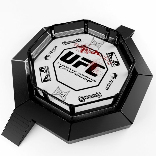 ufc fighting arena Model 3D .c4d .max .obj .3ds .fbx .stl .blend 
