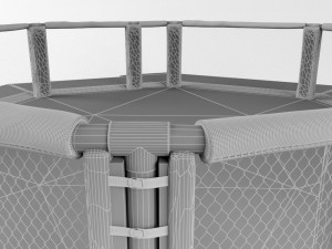 ufc fighting arena Model 3D