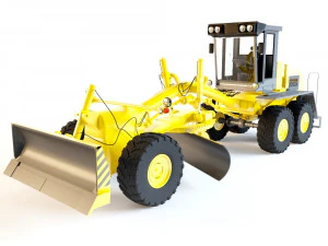 motoniveladora Modelo 3D