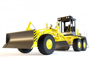 motoniveladora Modelo 3D