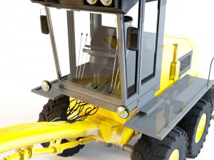 motoniveladora Modelo 3D