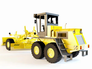motoniveladora Modelo 3D