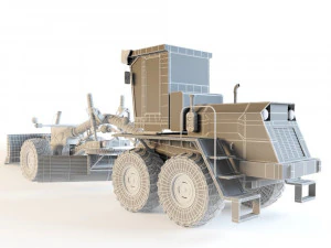 motoniveladora Modelo 3D