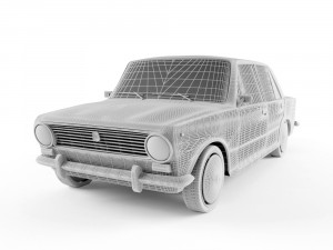 vaz lada 2101 3D Model