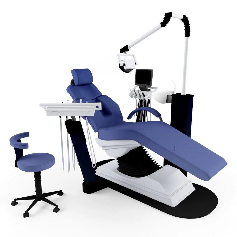 dentist chair 3D Model .c4d .max .obj .3ds .fbx .stl .blend 