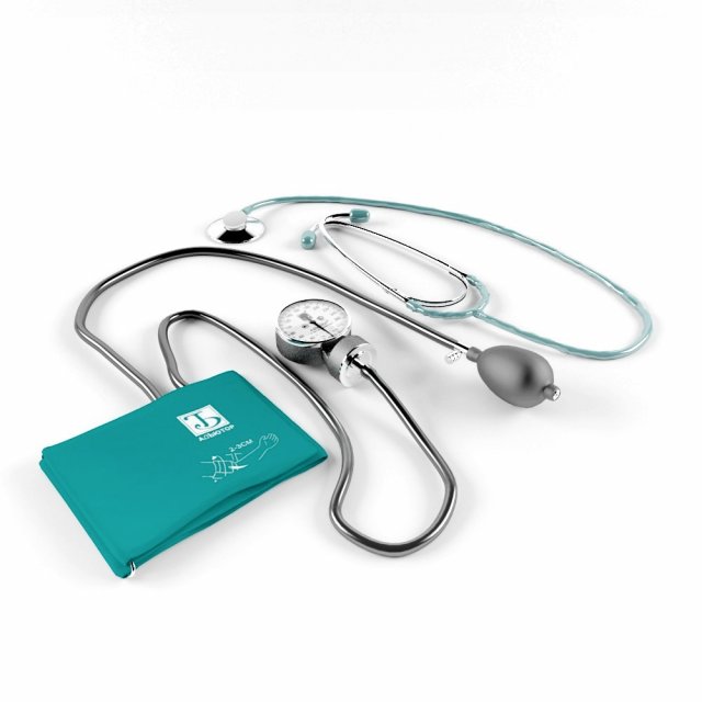 blood pressure monitor 3D Модель .c4d .max .obj .3ds .fbx .stl .blend 