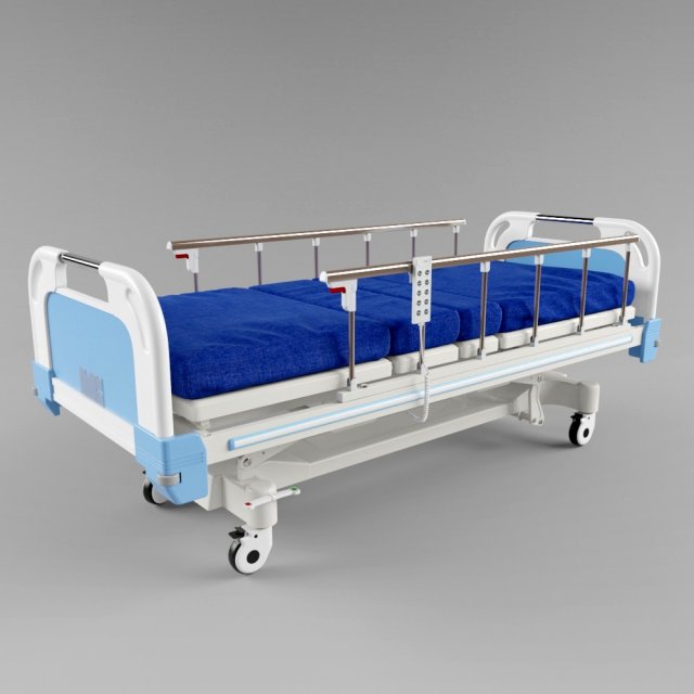 hospital bed 3D मॉडल .c4d .max .obj .3ds .fbx .stl .blend 