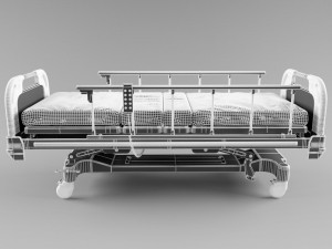 hospital bed 3D मॉडल