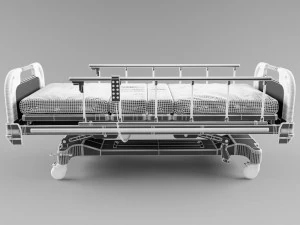 hospital bed 3D Model