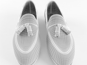 loafers brown Model 3D