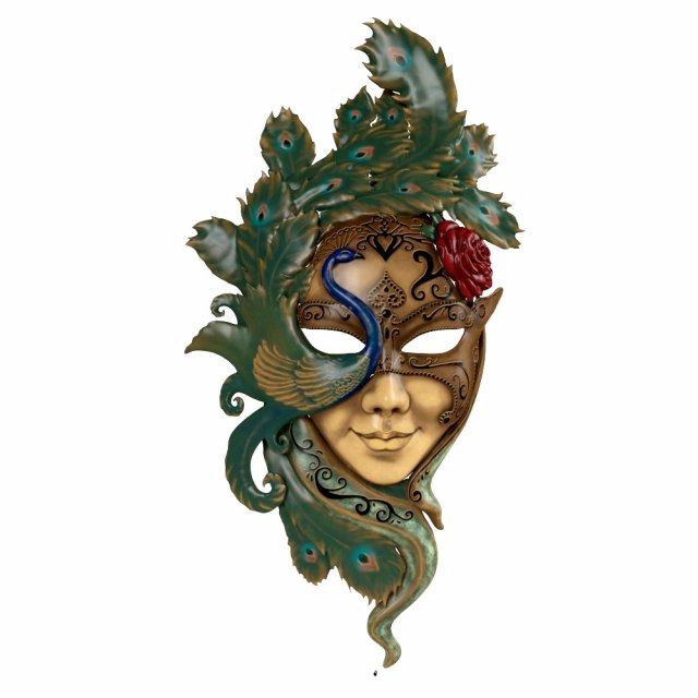 3d carnival mask 3D Model .c4d .max .obj .3ds .fbx .stl .blend 
