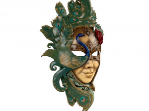 3d carnival mask 3D Model