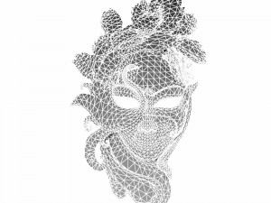 3d carnival mask 3D Model