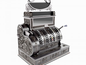 cash register by national 3D Model