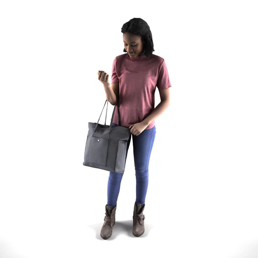 young girl 3D Model .c4d .max .obj .3ds .fbx .stl .blend