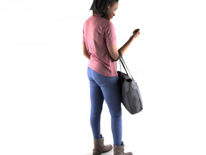 young girl 3D Model
