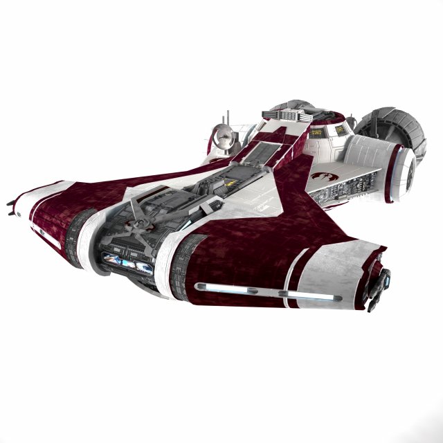 spaceship walkyrie 3D 모델 .c4d .max .obj .3ds .fbx .stl .blend 
