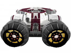 spaceship walkyrie 3D Model