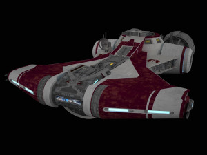spaceship walkyrie 3D 모델