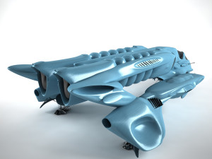 transport flying 3D Model