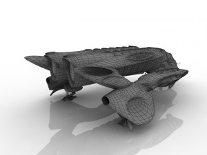 transport flying 3D Model