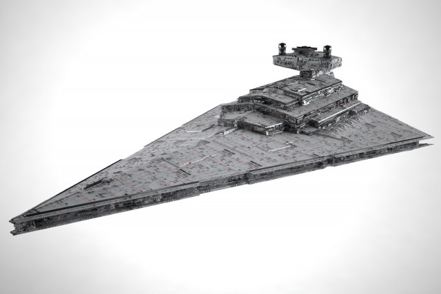 starship cruiser Modelo 3D .c4d .max .obj .3ds .fbx .stl .blend 