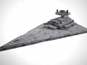 starship cruiser 3D Model