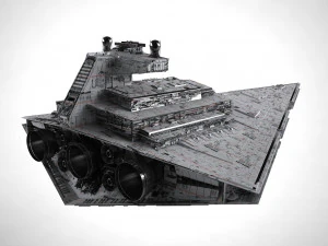 starship cruiser 3D Model