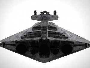 starship cruiser Modelo 3D