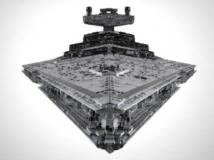 starship cruiser Modelo 3D