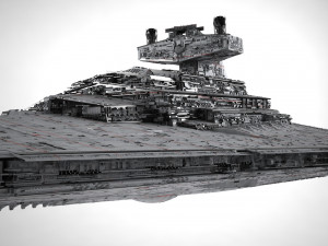 starship cruiser Modelo 3D