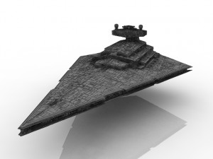 starship cruiser Modelo 3D