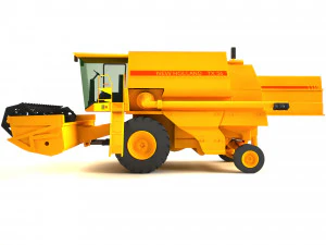 M&auml;hdrescher 3D Modell