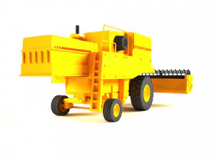 M&auml;hdrescher 3D Modell