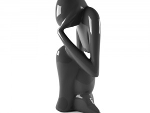 3d sculpture thinker Model 3D