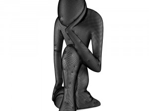 3d sculpture thinker Model 3D