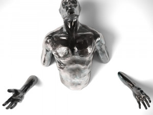 statue frozen in the wall 3Dモデル