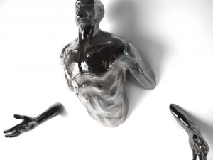 statue frozen in the wall 3Dモデル
