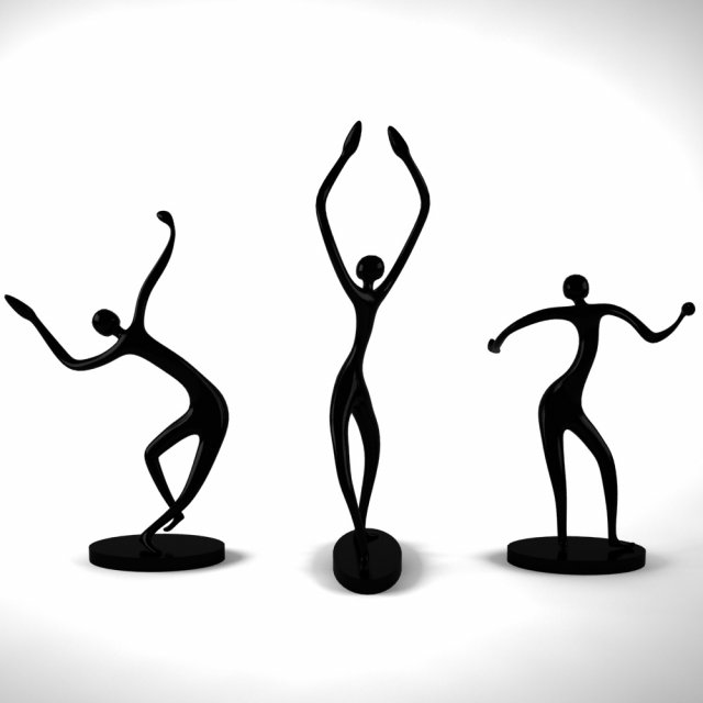 dancing statue 3Dモデル .c4d .max .obj .3ds .fbx .stl .blend 
