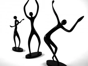 statue dansante Modèle 3D